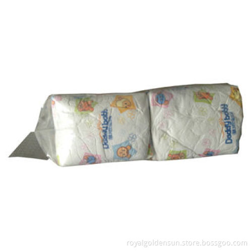 Baby Diapers with Cloth-like Backsheet and Velcro Closure System